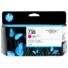 Tinta HP 738 magenta 130ml 498N6A original sellada HP DesignJet T850 T950