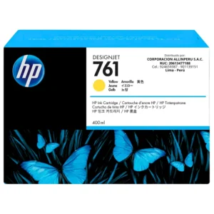 Tinta HP 761 Yellow CM992A original frontal
