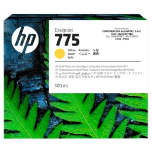 Foto de tinta hp 775 amarillo 500ml código 1XB19A original