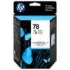 Tinta HP 78 Tricolor C6578DL original vista frontal del cartucho