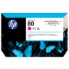 Tinta HP 80 magenta C4847A 350ml original vista frontal