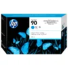 Foto de tinta HP 90 cyan C5061A cartucho frontal 400ml