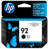 Tinta HP 92 Negro C9362WL original, vista frontal del cartucho