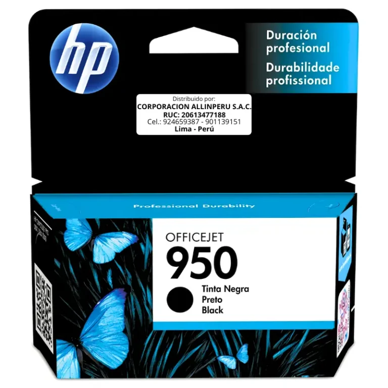 Tinta HP 950 negro CN049AL original sellada de fábrica