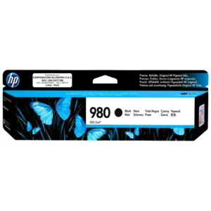 Tinta HP 980 negro D8J10A cartucho original frontal