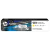 Foto de tinta HP 981Y amarillo código L0R15A sobre fondo blanco