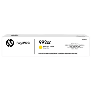 Foto de tinta HP 992X amarillo M0K26XC empaque original