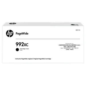 Foto de tinta HP 992X negro M0K30XC empaque original