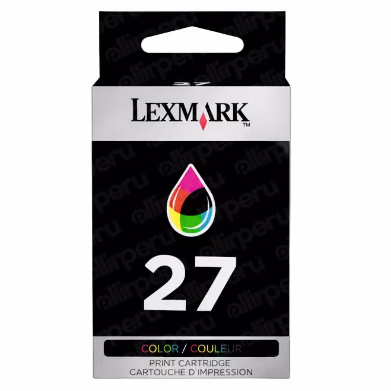Tinta Lexmark color 10N0227 (27) 150 páginas