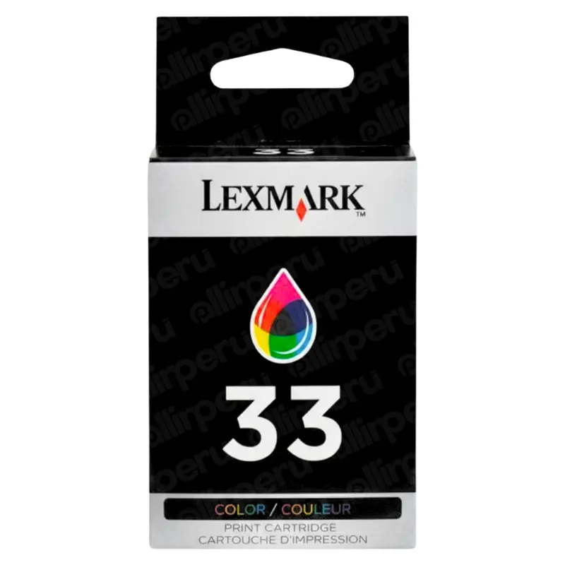 Tinta Lexmark color 18C0033 (33) 190 Páginas Tinta Lexmark color 18C0033 (33) 190 Páginas