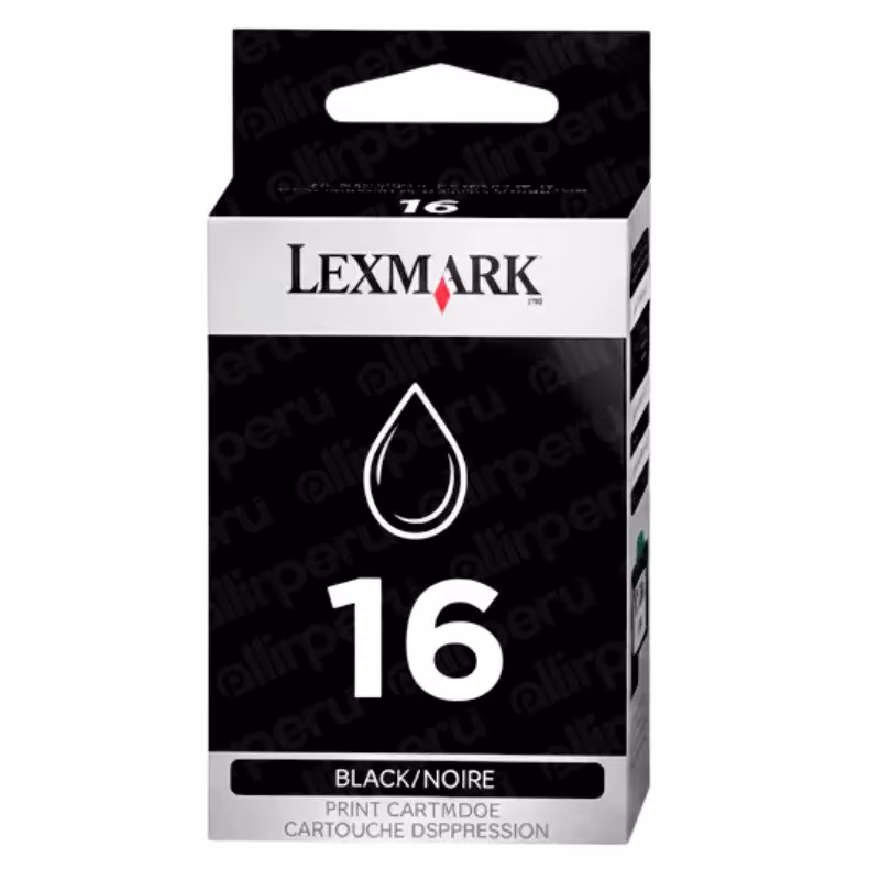 Tinta Lexmark negro 10N0016 (16) 335 páginas