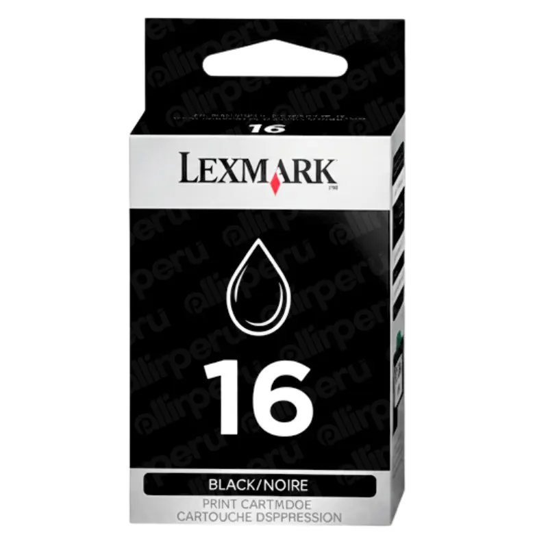 Tinta Lexmark negro 10N0016 (16) 335 páginas