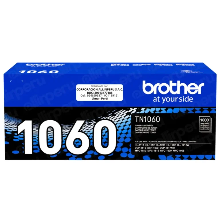 Toner Brother TN-1060 Negro 1.000 Páginas Original
