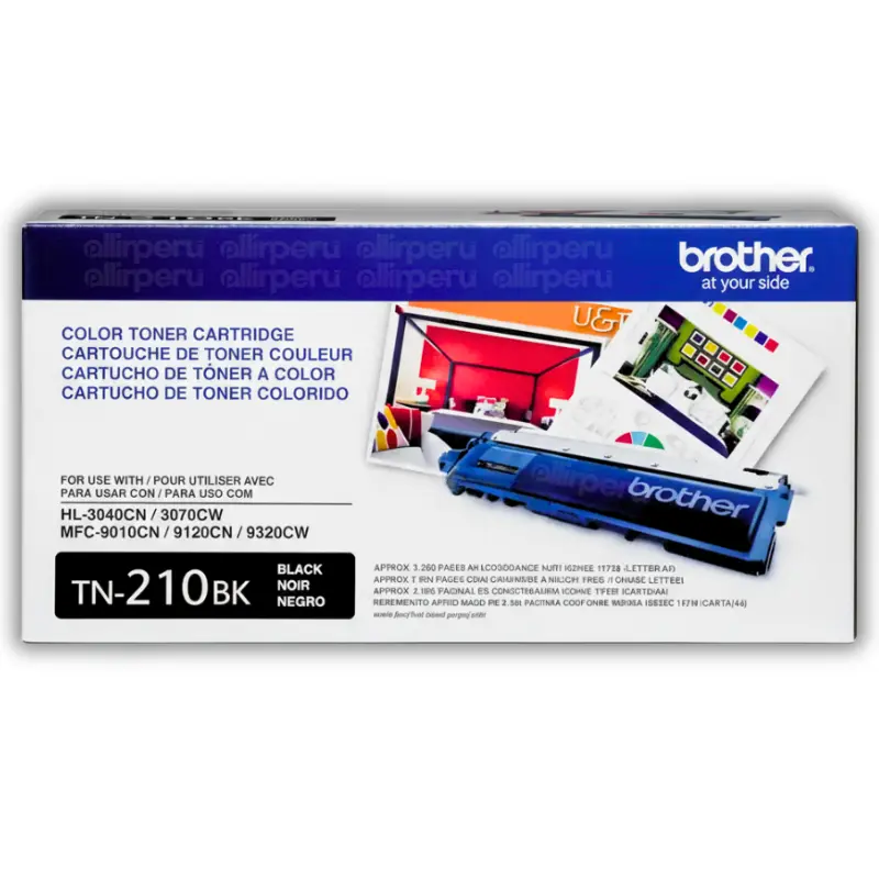 Toner Brother TN-210BK Negro 2.200 Páginas Original