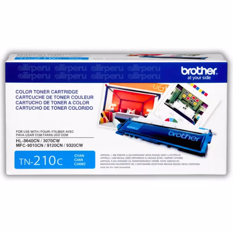 Toner Brother TN-210C Cian 1.400 Páginas Original