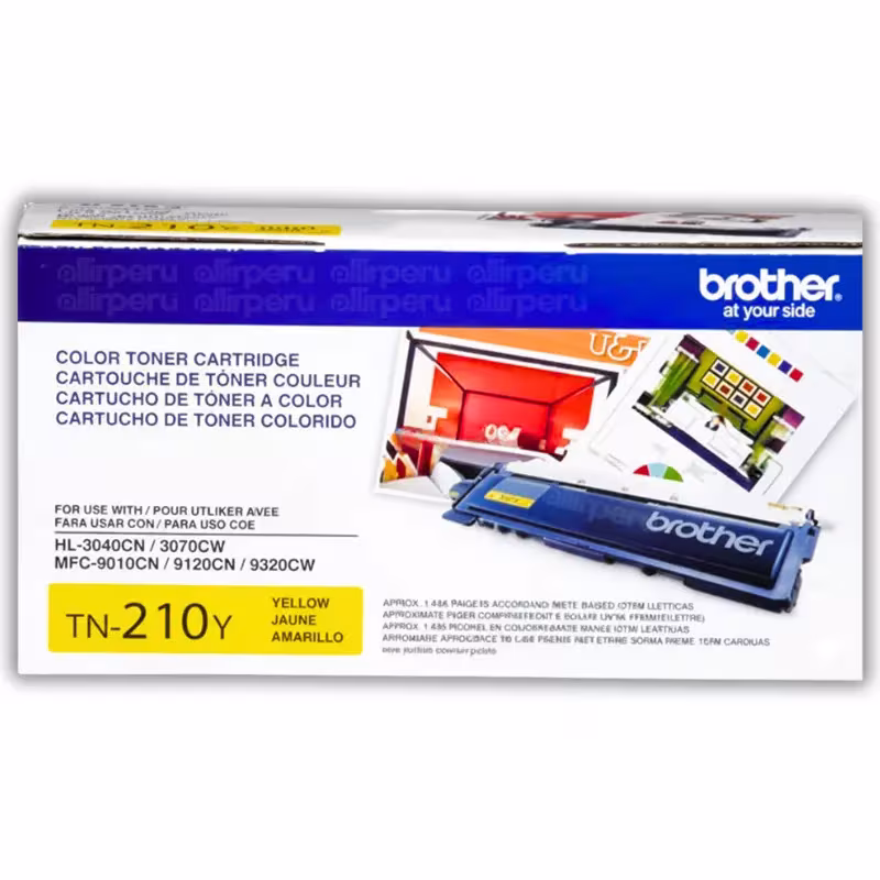 Toner Brother TN-210Y Amarillo 1.400 Páginas Original