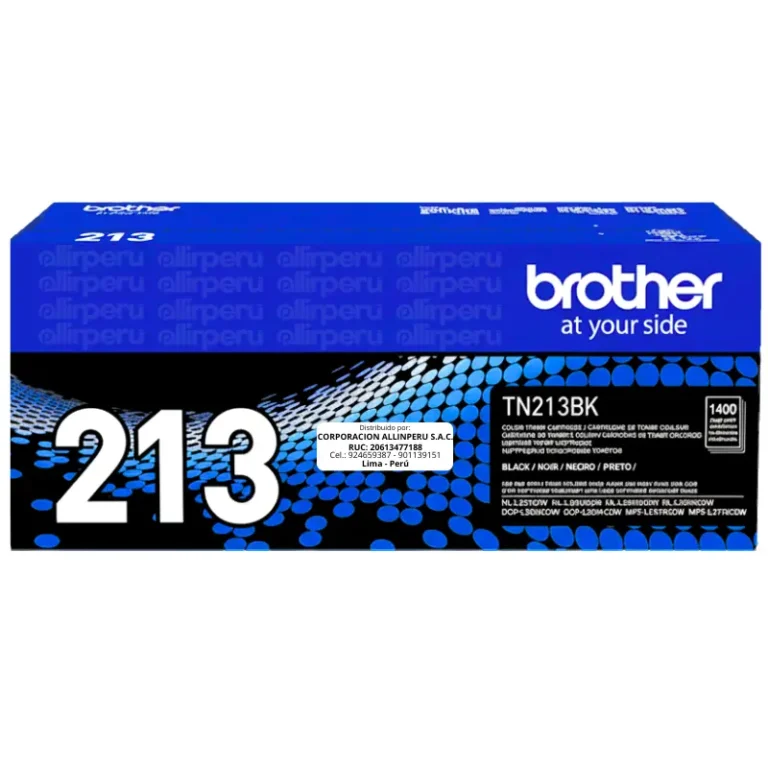 Toner Brother TN-213BK Negro 1.400 Páginas Original