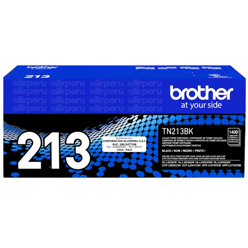 Toner Brother TN-213BK Negro 1.400 Páginas Original