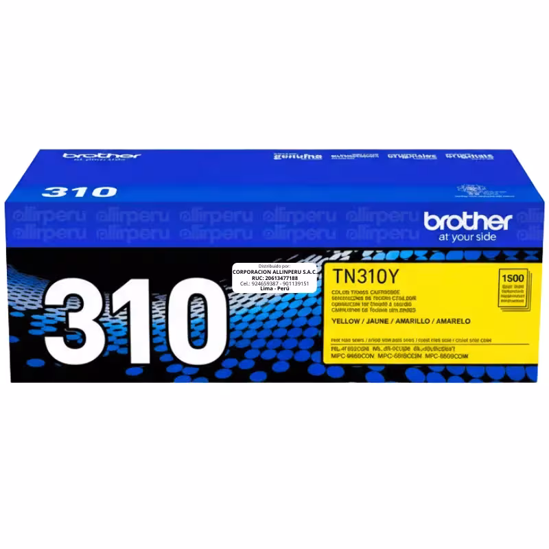 Toner Brother TN-310Y Yellow 1.500 Páginas Original