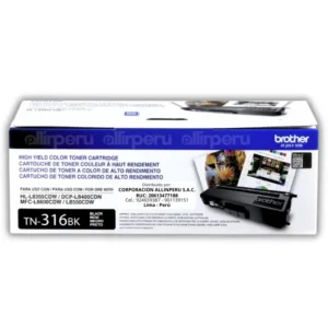 Toner Brother TN-316BK Negro 4.000 Páginas