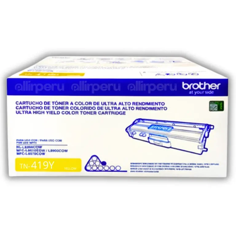 Toner Brother TN-419Y Yellow 9.000 Páginas