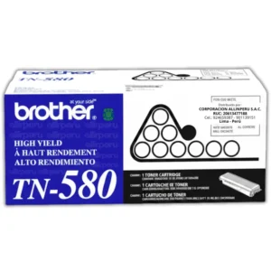 Toner Brother TN-580 Negro 7.000 Páginas Original