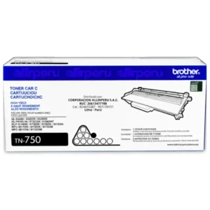 Toner Brother TN-750 Negro 8.000 Páginas Original