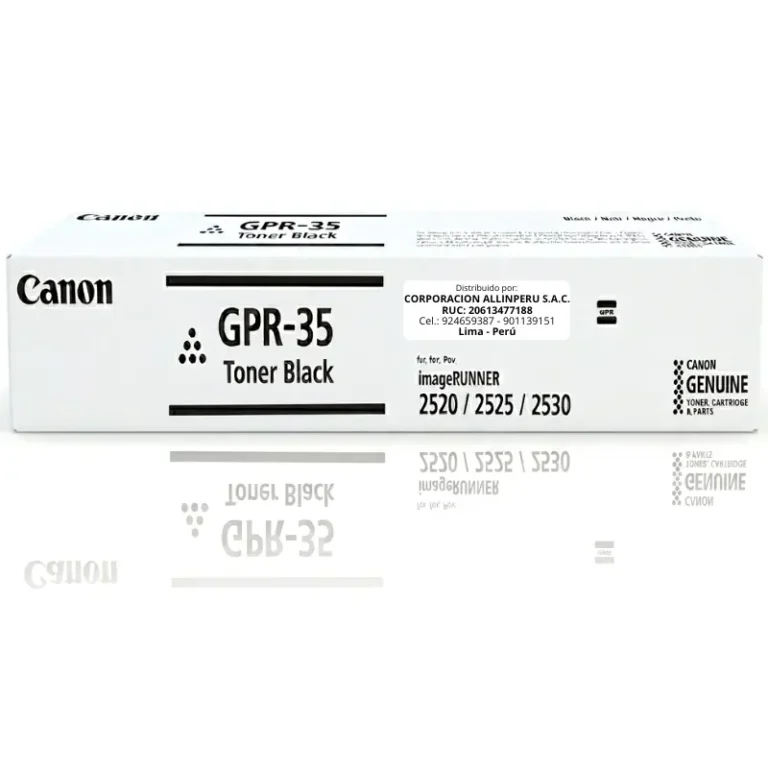 Tóner Canon GPR-35 negro original para imageRUNNER 2525 y 2530