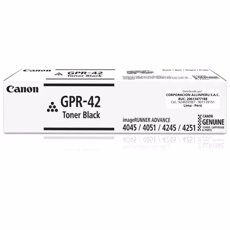 Tóner Canon GPR-42 negro original para imageRUNNER ADVANCE 4045i 4051i
