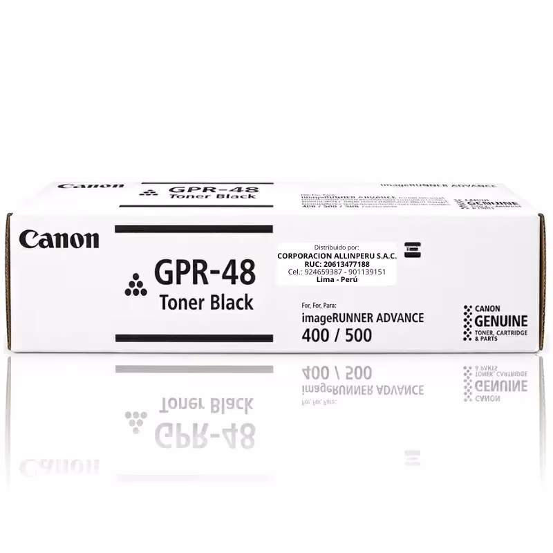 Tóner Canon GPR-48 negro original para imageRUNNER ADVANCE 400iF 500iF