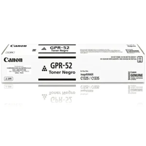 Tóner Canon GPR-52 negro original para imageRUNNER C1335iF C1325iF