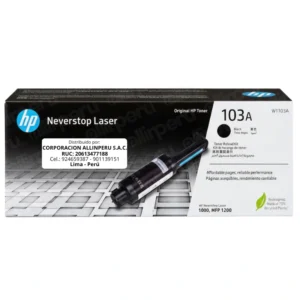 Toner HP 103A Negro W1103A para 1000 1001 1020 1200 1201 1202