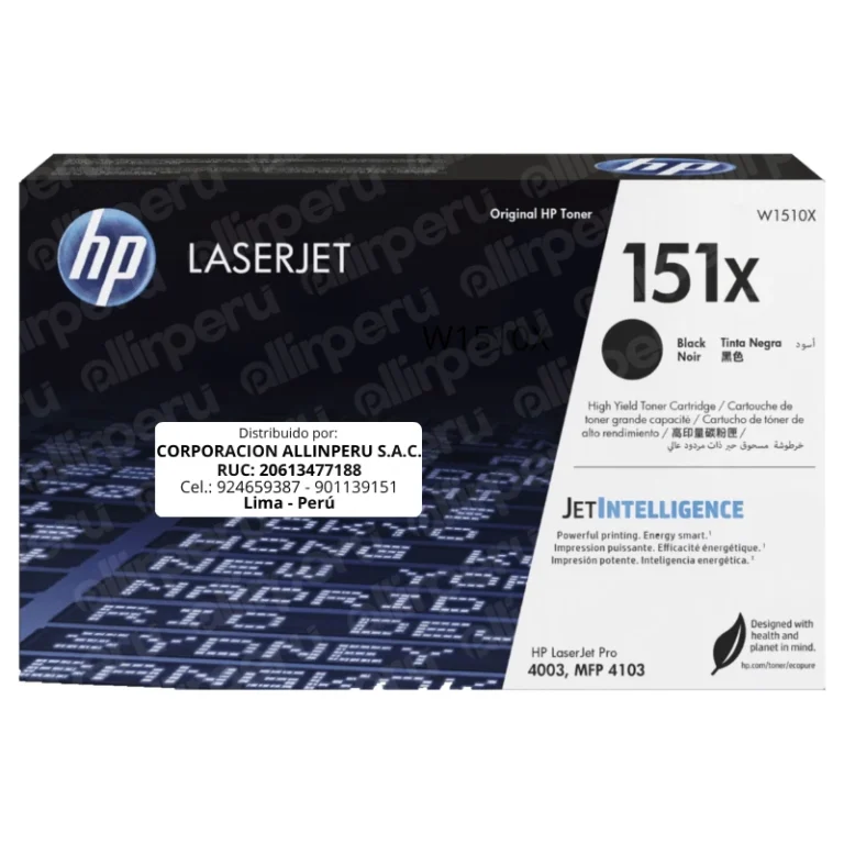 Tóner HP 151X Negro W1510X LaserJet 4103 - Original Alta Capacidad