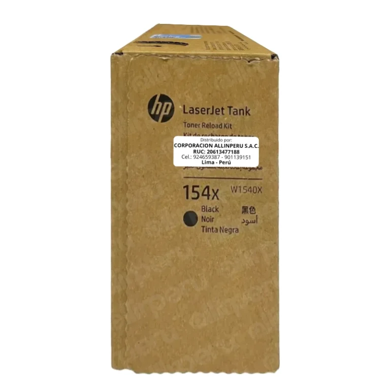 Tóner HP 154X W1540X Negro Original - Kit Recarga LaserJet MFP M428 M404