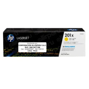 Toner HP 201X Amarillo CF402X para LaserJet M277 M252 M274
