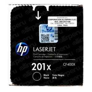 Toner HP 201X Negro CF400X LaserJet M277 M252 M274