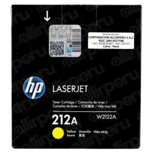 Tóner HP 212A Amarillo W2122A LaserJet