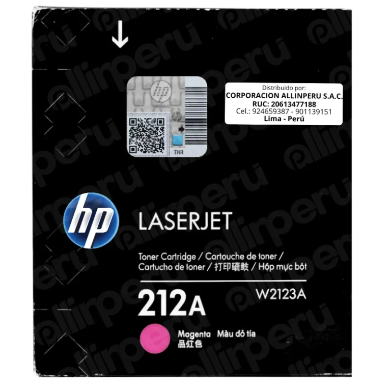 Tóner HP 212A Magenta W2123A