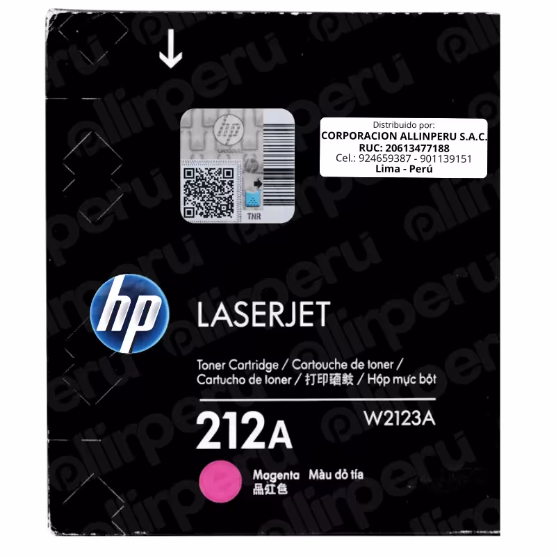 Tóner HP 212A Magenta W2123A