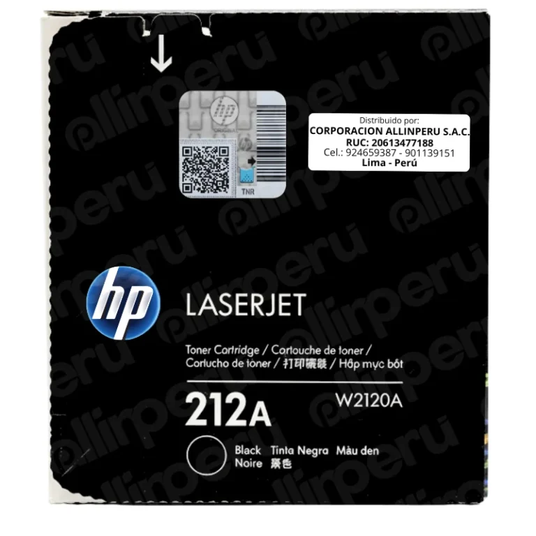 Tóner HP 212A Negro W2120A