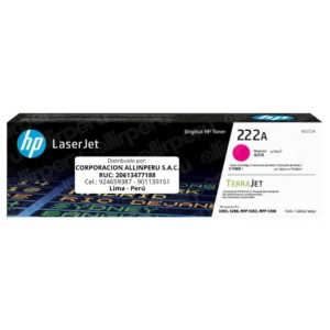 Toner HP 222A Magenta W2223A para LaserJet 3203, 3288, 3303, 3388