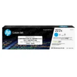 Toner HP 222X Cyan W2221X Para LaserJet 3203, 3288, 3303, 3389