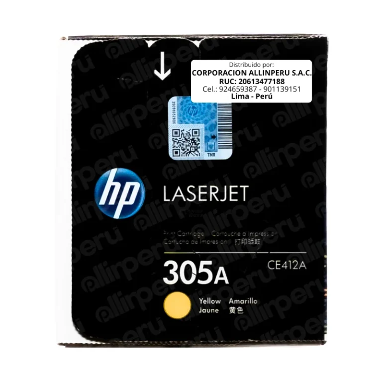 Toner HP 305A Amarillo CE412A LaserJet Pro M451 M475 M351 M375