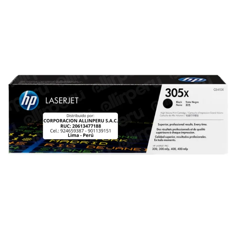 Toner HP 305X Negro CE410X para LaserJet Pro M451 M475 M351 M375