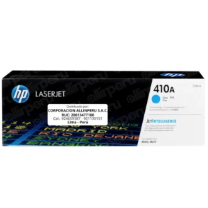 Toner HP 410A Cian CF411A para LaserJet M452 M477 M377
