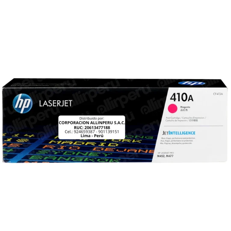 Toner HP 410A Magenta CF413A para LaserJet M452 M477 M377