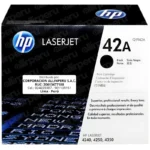 Toner HP 42A Negro Q5942A para LaserJet 4350 4250