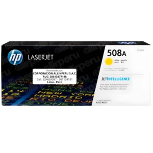 Toner HP 508A Amarillo CF362A para LaserJet M552 M553 M577