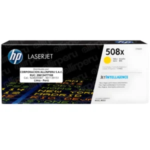 Toner HP 508X Amarillo CF362X para LaserJet M552 M553 M577
