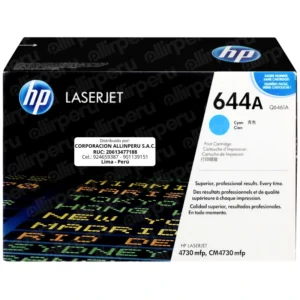 Toner HP 644A Cian Q6461A para LaserJet 4730 CM4730